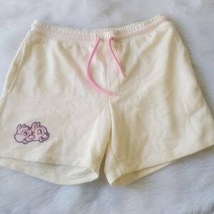 Disney Parks Chip N Dale Cream Sweat Shorts, Size Medium